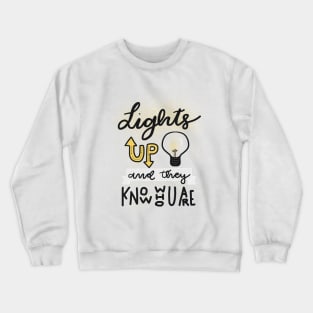 Lights Up Lycris Crewneck Sweatshirt